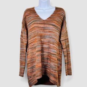 Ana Womens Space Dye Knit Sweater Size S Oversize Grandmacore Soft Girl Boho